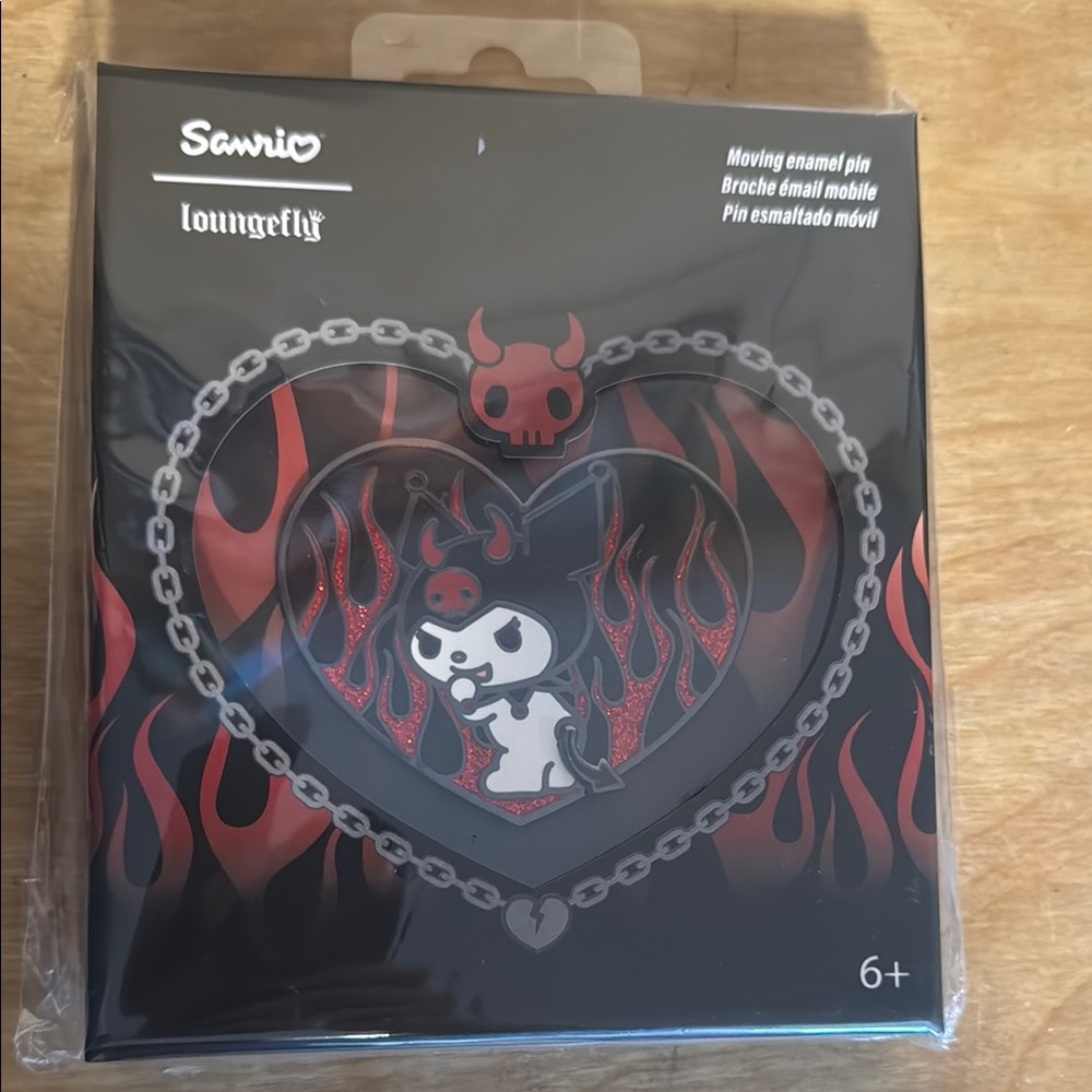 Sanrio Loungefly Collectable Pin - Kuromi Limited Edition pin